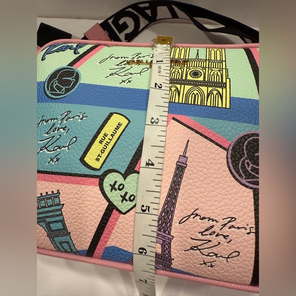 Karl Lagerfeld Multicolor Crossbody Bag With Coin Wallet NWT - Picture 10 of 14